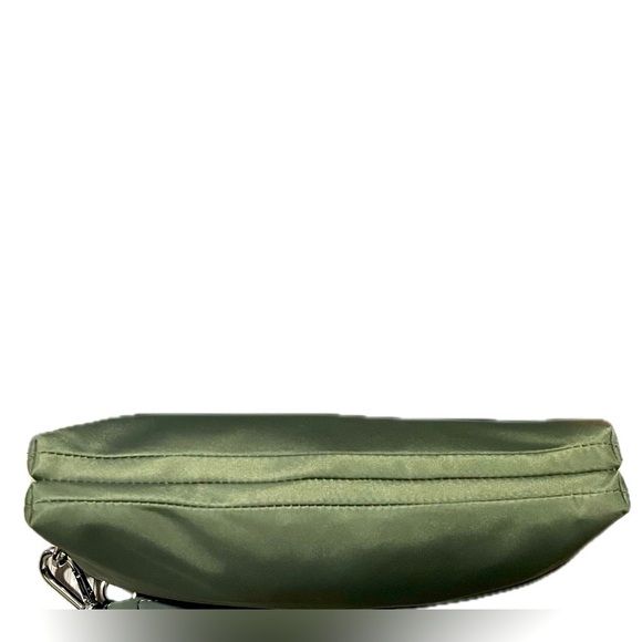 Lululemon Dual Pouch Grey Sage Green Wristlet Bag